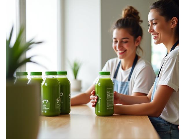 Kedai Rasa Juicery dengan kaunter pengambilan pantas