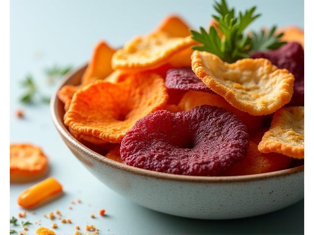Pilihan cip sihat dari sayur-sayuran dan bijirin penuh